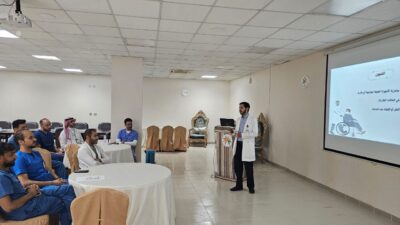 محليات السعودية: ” التعامل مع الحالات الطارئة ” ورشة عمل في التأهيل الشامل للذكور بالدمام